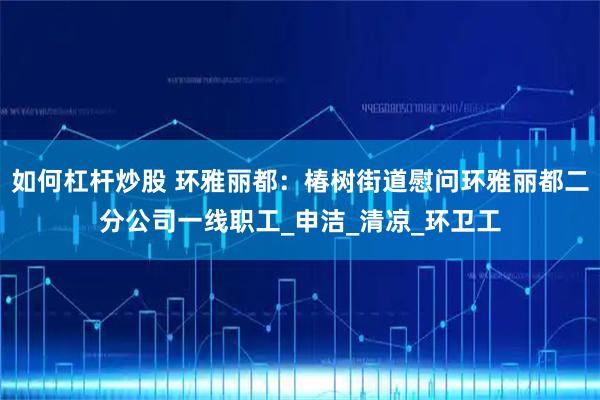 如何杠杆炒股 环雅丽都：椿树街道慰问环雅丽都二分公司一线职工_申洁_清凉_环卫工