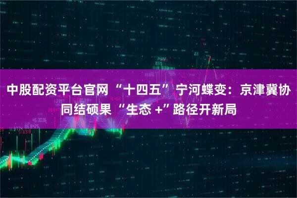 中股配资平台官网 “十四五” 宁河蝶变:京津冀协同结硕果 “生态 +”路径开新局